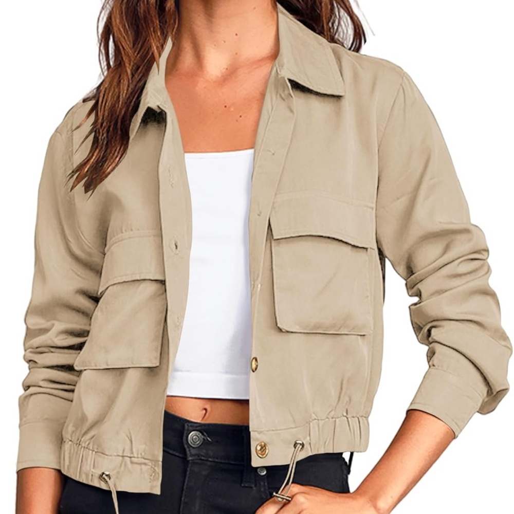 NEW Cropped Utility Jacket